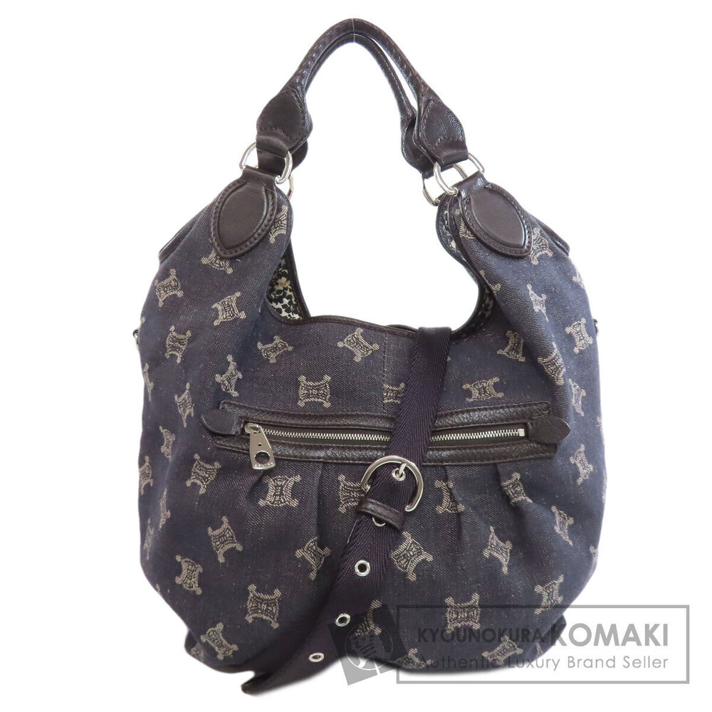 Celine Macadam Handbag Denim
